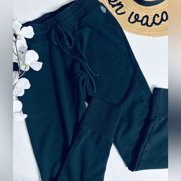 Free People Movement Black Sunny Jogger Drawstring Sweatpants - Picture 6 of 8